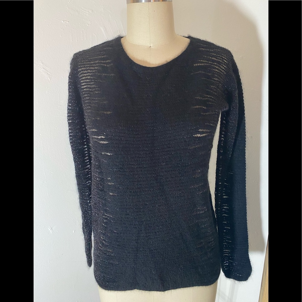 Anthropologie glisten black sweater. Brand new